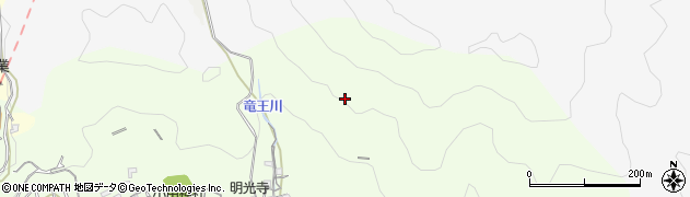 広島県呉市川尻町竜王山周辺の地図