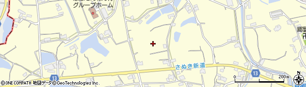 香川県高松市香南町西庄周辺の地図