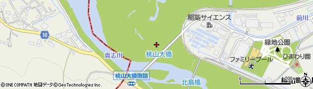 桃山大橋周辺の地図