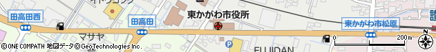 香川県東かがわ市周辺の地図