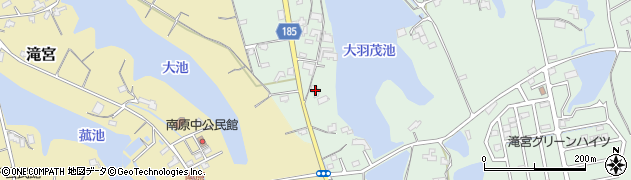 香川県綾歌郡綾川町萱原171周辺の地図