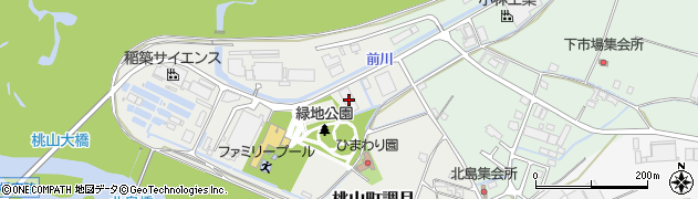 和歌山県紀の川市桃山町調月3周辺の地図