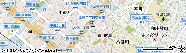 もみじ銀行　呉住宅センター周辺の地図