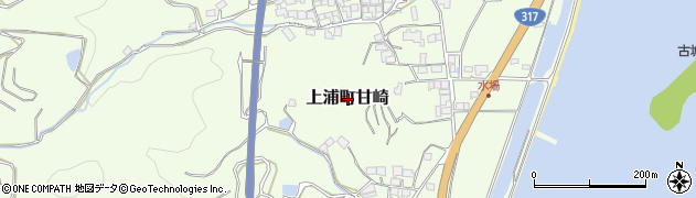 愛媛県今治市上浦町甘崎周辺の地図