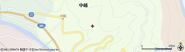 大峯山公園線周辺の地図
