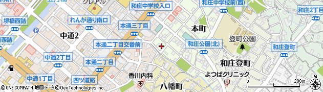 本町どうぶつ病院周辺の地図