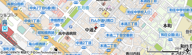 有限会社花本商店周辺の地図