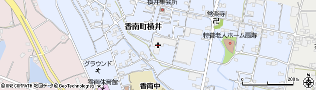 香川県高松市香南町横井375周辺の地図