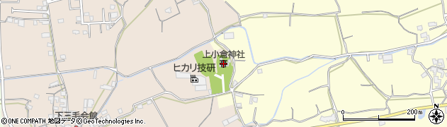 上小倉神社周辺の地図