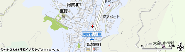 ローソン呉阿賀北七丁目店周辺の地図