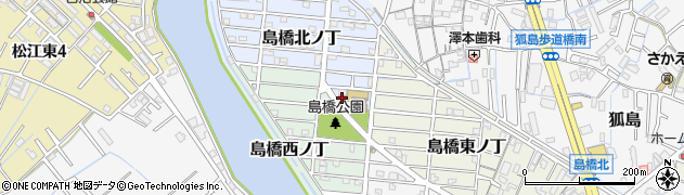 和歌山狐島郵便局周辺の地図