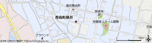 香川県高松市香南町横井382周辺の地図