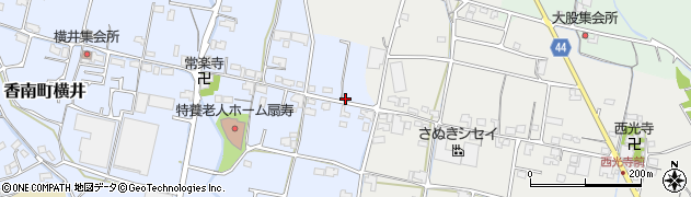 香川県高松市香南町横井583周辺の地図