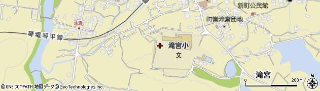 香川県綾歌郡綾川町滝宮1177-1周辺の地図