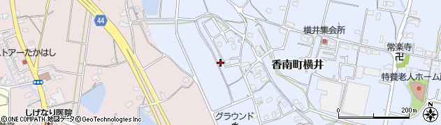 香川県高松市香南町横井209周辺の地図