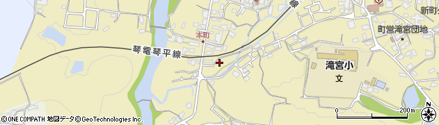 香川県綾歌郡綾川町滝宮1212周辺の地図