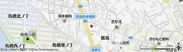 セブンイレブン和歌山狐島店周辺の地図