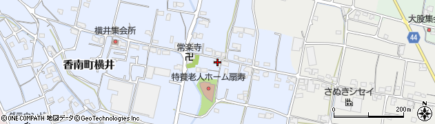 香川県高松市香南町横井505周辺の地図