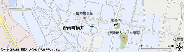 香川県高松市香南町横井393周辺の地図