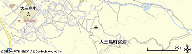 愛媛県今治市大三島町宮浦周辺の地図