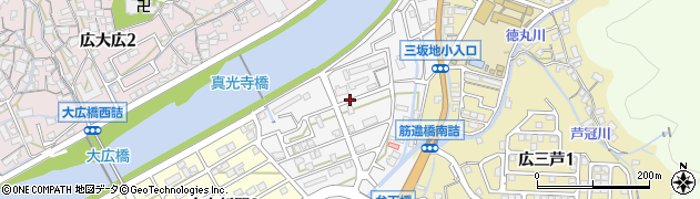 広島県呉市広弁天橋町周辺の地図
