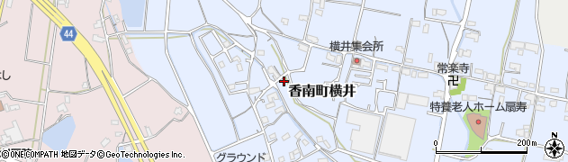 香川県高松市香南町横井353周辺の地図