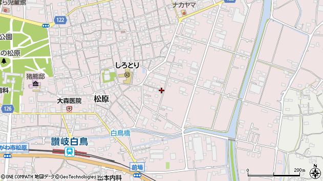 〒769-2702 香川県東かがわ市松原の地図
