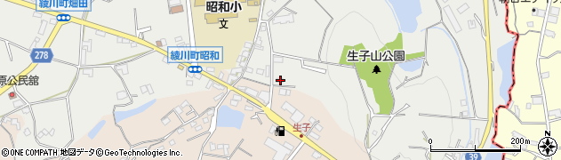 香川県綾歌郡綾川町畑田2590周辺の地図