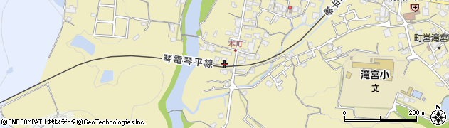 香川県綾歌郡綾川町滝宮1397周辺の地図