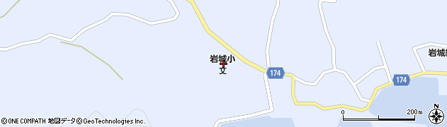 上島町役場　岩城学校給食センター周辺の地図