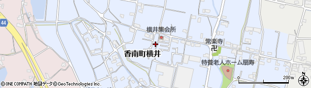 香川県高松市香南町横井336周辺の地図