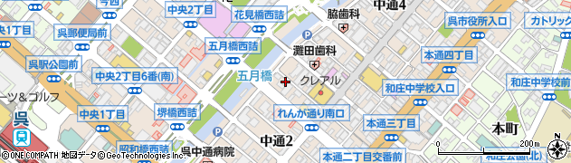 富士さん 呉周辺の地図