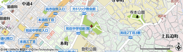 寺迫公園周辺の地図