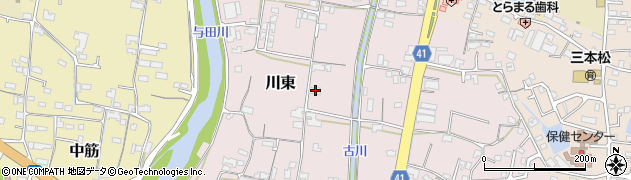 香川県東かがわ市川東298周辺の地図
