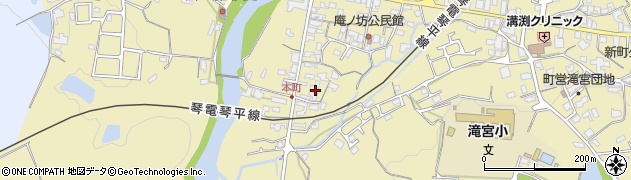 香川県綾歌郡綾川町滝宮1232周辺の地図