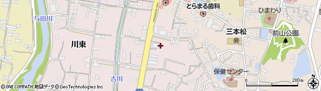 香川県東かがわ市川東153周辺の地図