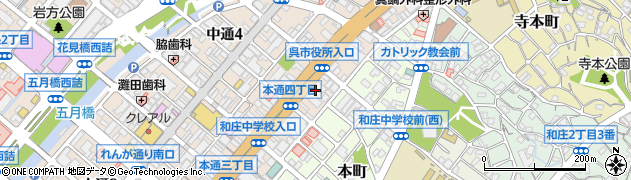 海生産業株式会社　呉事務所周辺の地図