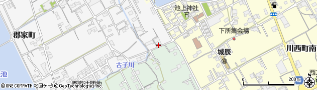 香川県丸亀市郡家町6周辺の地図