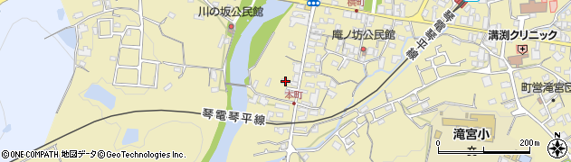 香川県綾歌郡綾川町滝宮1383周辺の地図
