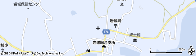 愛媛県上島町（越智郡）岩城（新地）周辺の地図