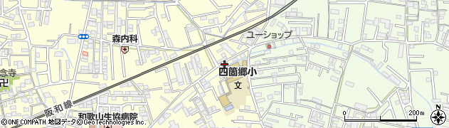 和歌山市四箇郷連絡所周辺の地図