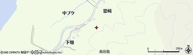 徳島県鳴門市瀬戸町大島田（思崎）周辺の地図