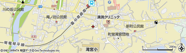 香川県綾歌郡綾川町滝宮1123周辺の地図