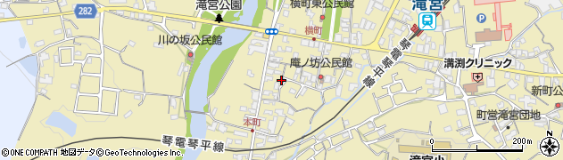 香川県綾歌郡綾川町滝宮1246周辺の地図