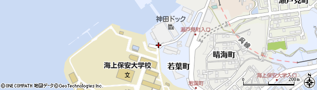 広島県呉市若葉町周辺の地図