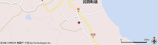 香川県三豊市詫間町積490周辺の地図