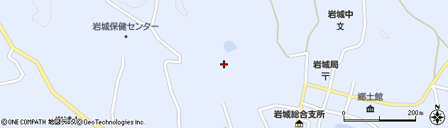 愛媛県上島町（越智郡）岩城（大谷新地）周辺の地図