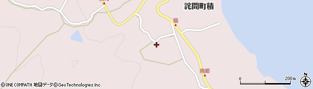 香川県三豊市詫間町積480周辺の地図