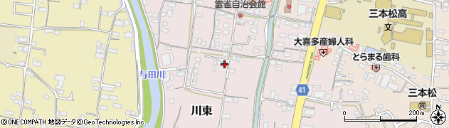 香川県東かがわ市川東312-1周辺の地図