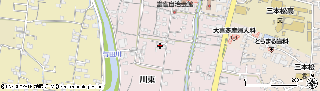 香川県東かがわ市川東312周辺の地図